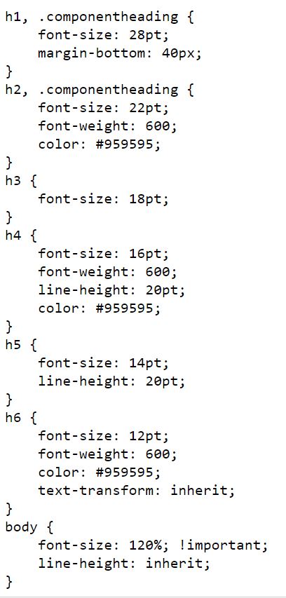 overriding font weights
