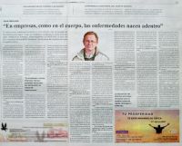 Articulo del Diario "La Mañana de Córdoba"